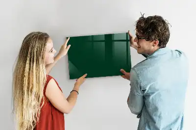 Magnetisk tavla med penna flaskgrön