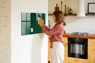 Magnetisk tavla med penna flaskgrön