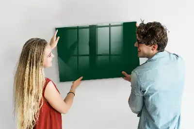 Magnetisk tavla med penna flaskgrön