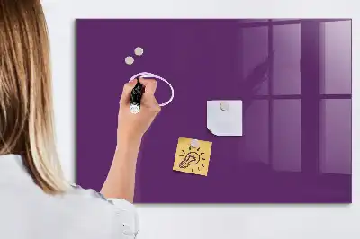 Magnetisk tavla med penna i färgen lila