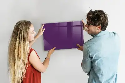 Magnetisk tavla med penna i färgen lila