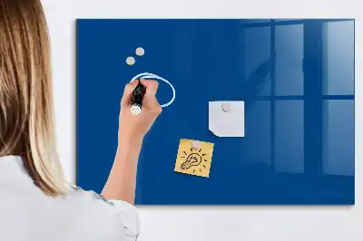 Magnetisk tavla med penna i mörkblått utförande