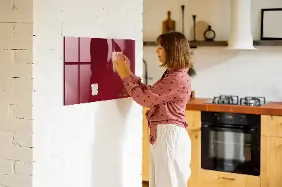 Magnetisk rittavla vinröd