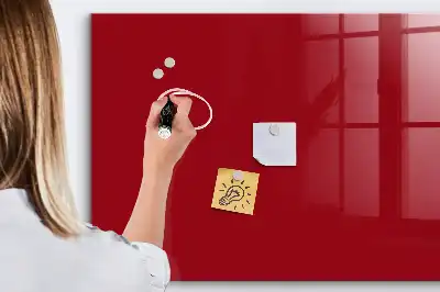 Magnetisk tavla med penna röd