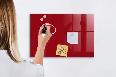 Magnetisk tavla med penna röd