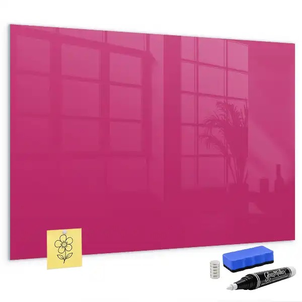 Magnetisk rittavla i intensivt rosa färg