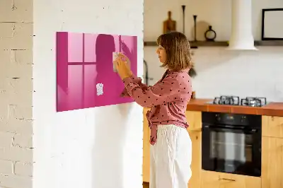 Magnetisk rittavla i intensivt rosa färg