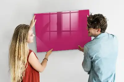 Magnetisk rittavla i intensivt rosa färg