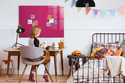 Magnetisk rittavla i intensivt rosa färg