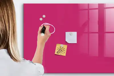 Magnetisk rittavla i intensivt rosa färg
