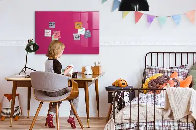 Magnetisk rittavla i intensivt rosa färg