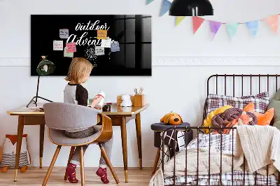 Magnetisk rittavla för friluftsäventyr