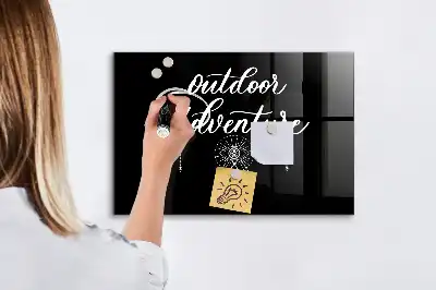 Magnetisk rittavla för friluftsäventyr