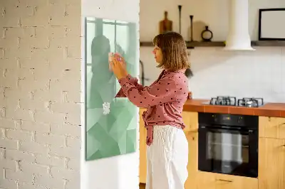 Triangelabstraktion tavla att skriva på