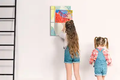 Magnettavla för ritning dekorativ ram