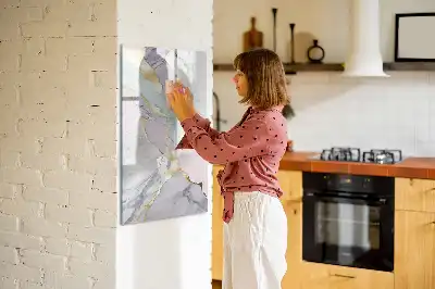 Magnettavla dekorativ marmordesign
