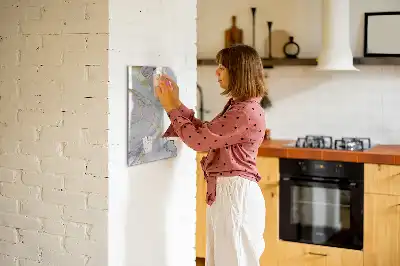 Magnettavla dekorativ marmordesign