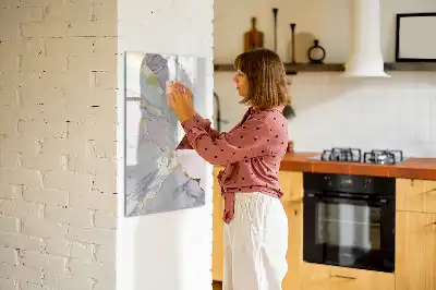 Magnettavla dekorativ marmordesign