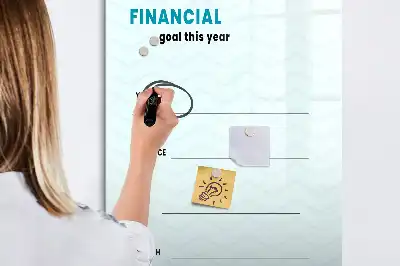 Magnettavla för ritning ekonomiplanerare