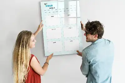 Magnettavla för ritning målplanerare