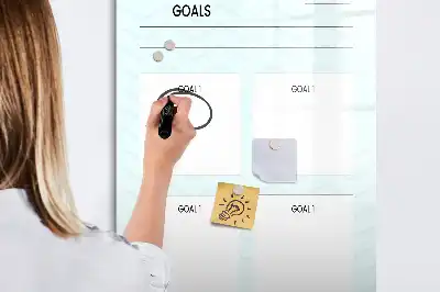 Magnettavla för ritning målplanerare