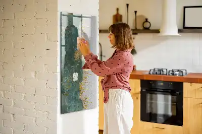 Tavla att skriva på med dekorativt mönster