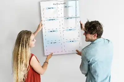 Magnettavla svart för ritning