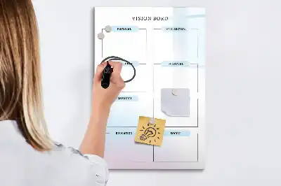 Magnettavla svart för ritning