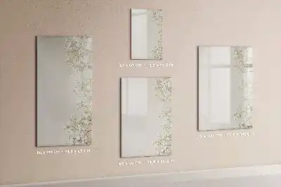 Magnettavla för ritning med motiv av subtila blommor