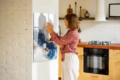 Anslagstavla i marmor