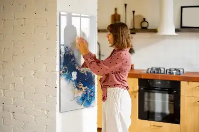 Anslagstavla i marmor