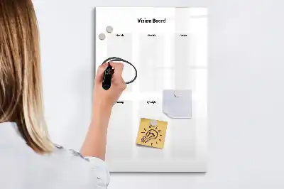 Visionsbräda tavla att skriva på