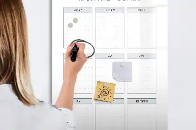 Magnettavla för ritning månatliga mål