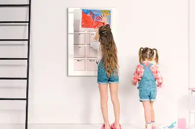 Födelsedagskalender magnetisk att rita på