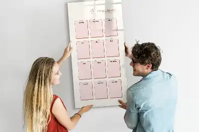 Födelsedagskalender magnetisk att rita på