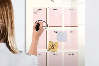 Födelsedagskalender magnetisk att rita på