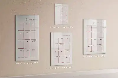 Födelsedagskalender magnetisk att rita på