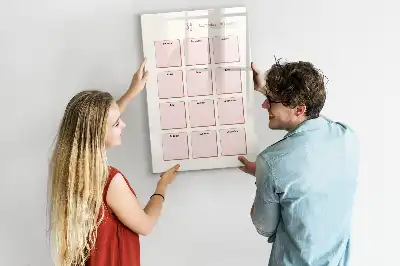 Födelsedagskalender magnetisk att rita på