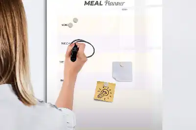 Magnettavla för måltidsplanering
