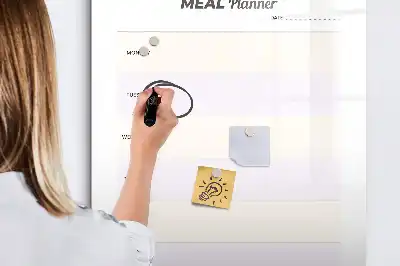 Magnettavla för måltidsplanering