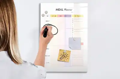 Näringsplanerare tavla att skriva på