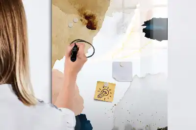 Tavla att skriva på motiv med akvarellabstraktion
