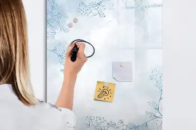 Blomskiss magnettavla för ritning