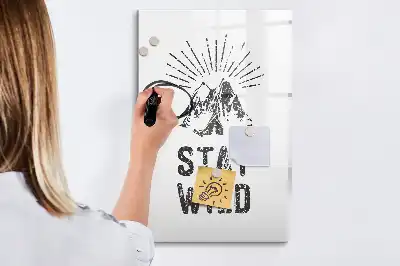 Vilda bergen tavla att skriva på