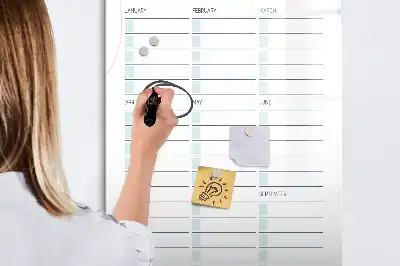 Magnettavla för ritning med motiv av viktiga datum