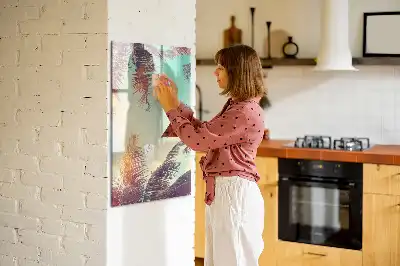 Tavla att skriva på med motiv av tropisk palm