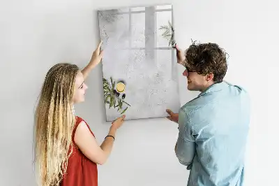 Tavla att skriva på i utförande betong och oliver