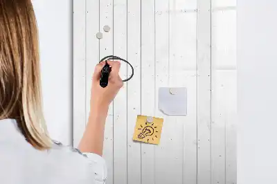 Magnettavla för ritning i naturligt trä