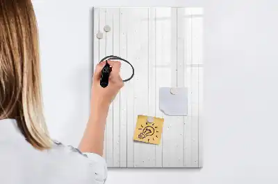 Magnettavla för ritning i naturligt trä