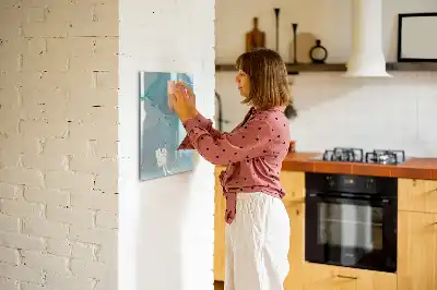 Magnettavla för ritning dekorativ marmor